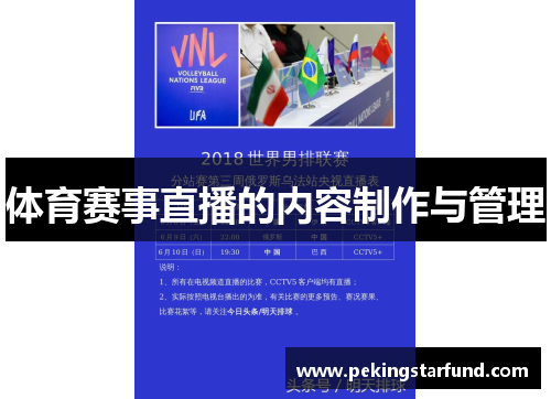 体育赛事直播的内容制作与管理